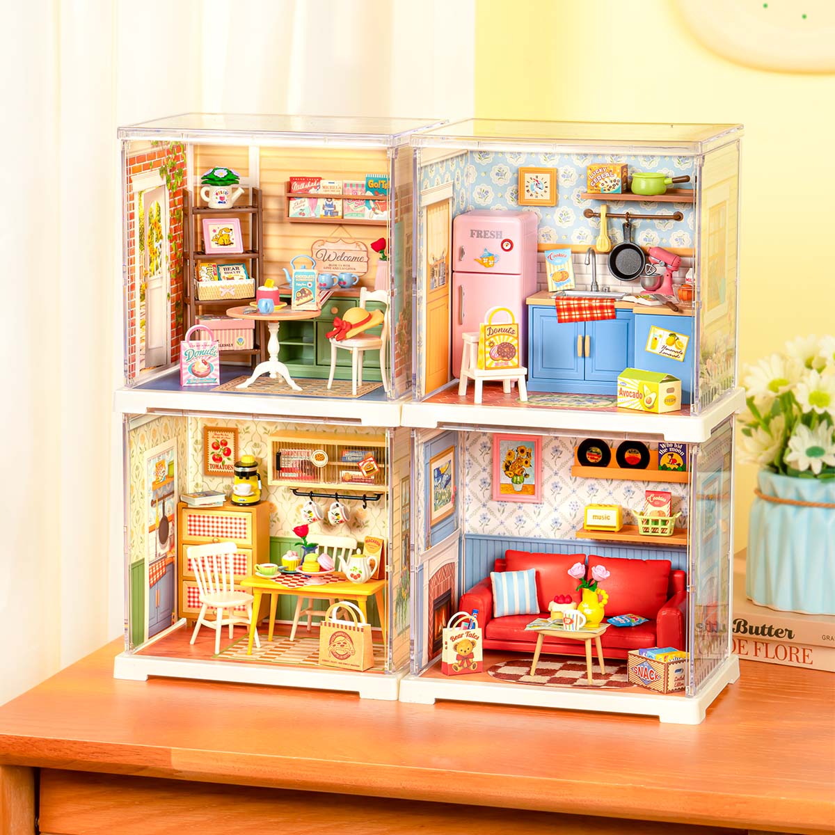 Rolife: Sunshine Sip Porch - Super Creator Plastic DIY Miniature Puzzle