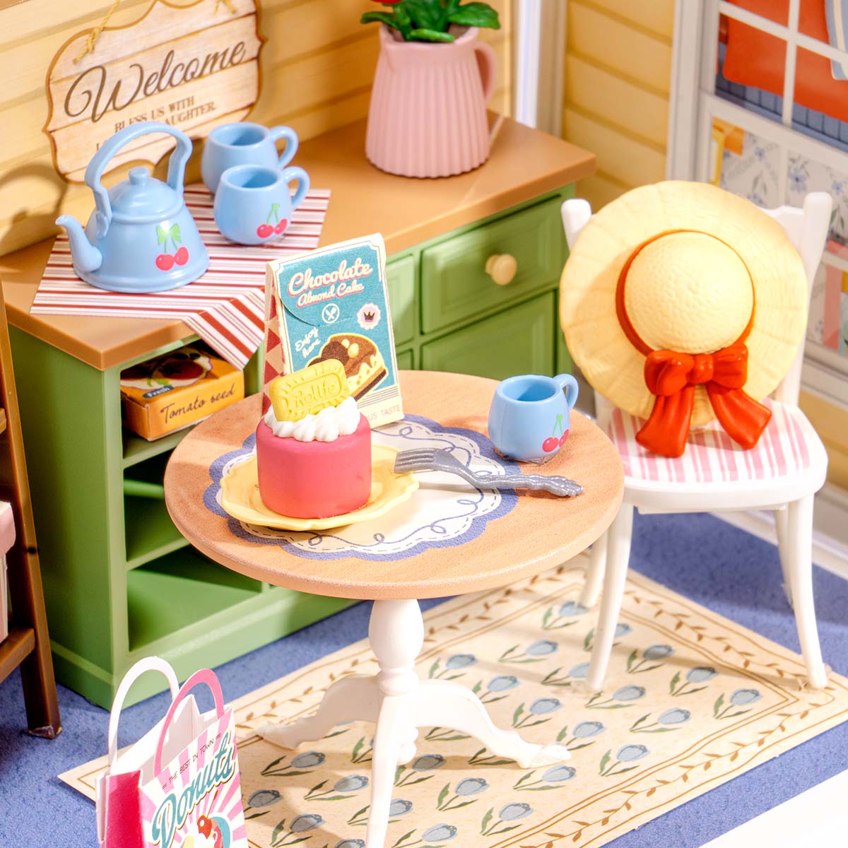 Rolife: Sunshine Sip Porch - Super Creator Plastic DIY Miniature Puzzle