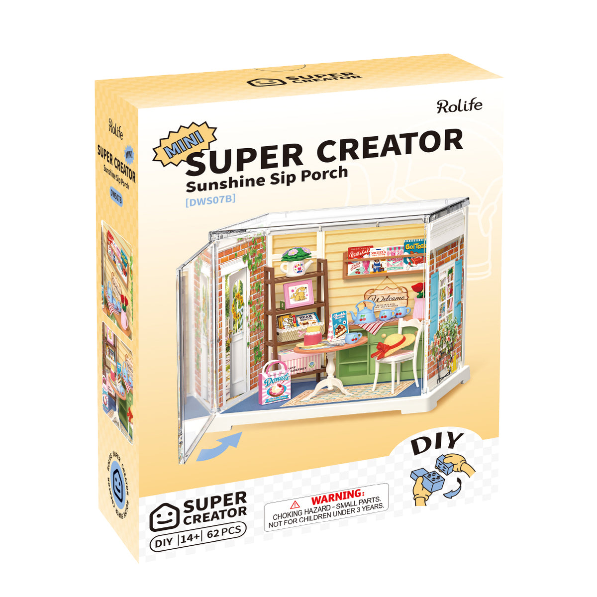 Rolife: Sunshine Sip Porch - Super Creator Plastic DIY Miniature Puzzle