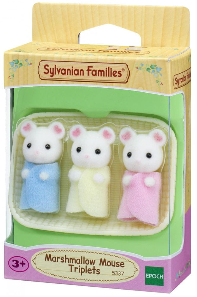 Sylvanian Families: Marshmallow Mouse Triplets