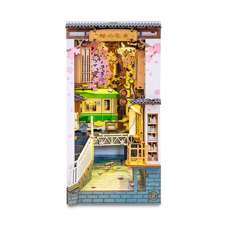 Rolife Sakura Densya Book Nook DIY Miniature Puzzle - (TGB01)