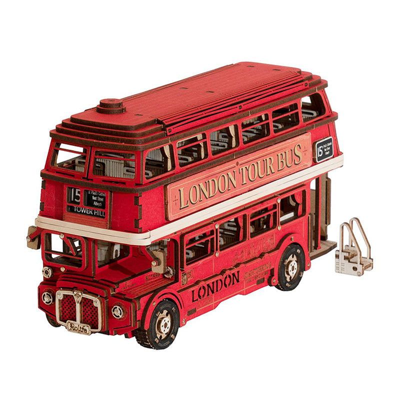 Rolife London Tour Bus DIY 3D Wooden Puzzle - (TGM02)
