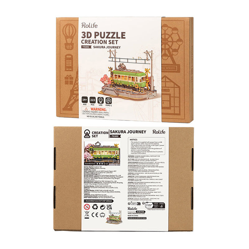 Rolife Sakura Journey DIY 3D Wooden Puzzle - (TGS02)