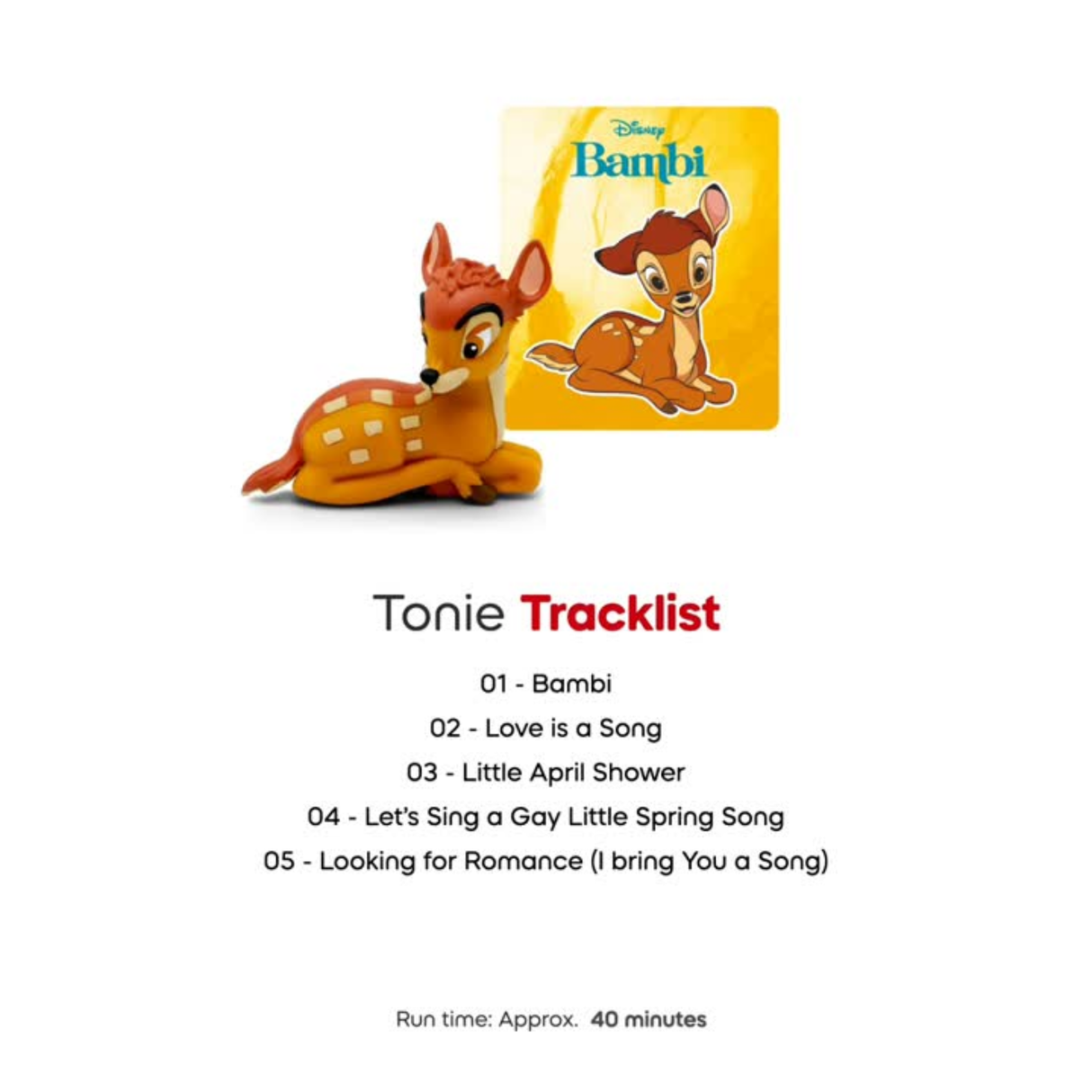 tonies: Disney Bambi – Bambi Tonies Audio Character