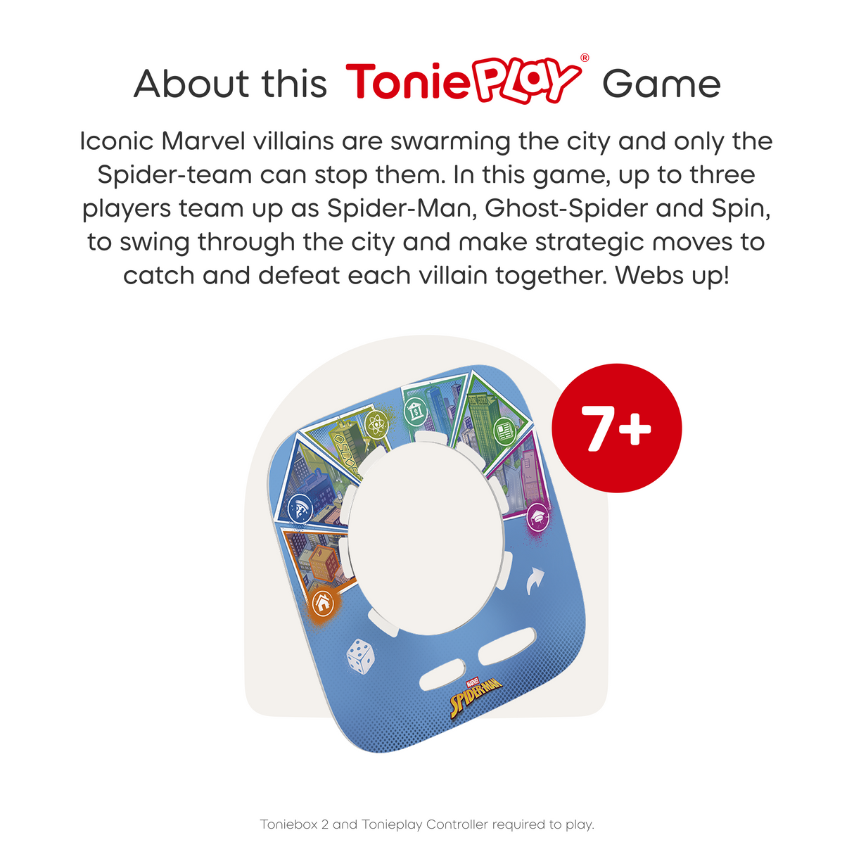 tonies: Tonieplay Marvel Spiderman - Neighbourhood Heroes Game
