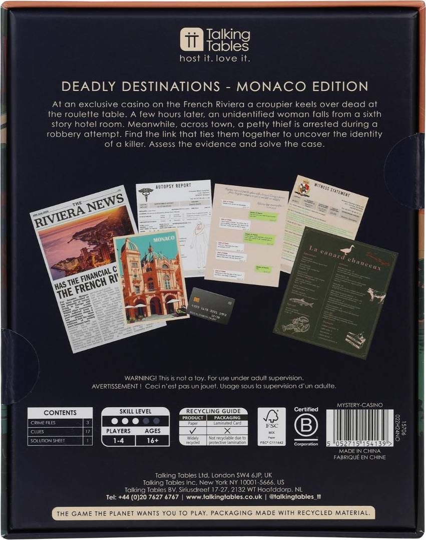 Host Your Own Murder Mystery At The Casino