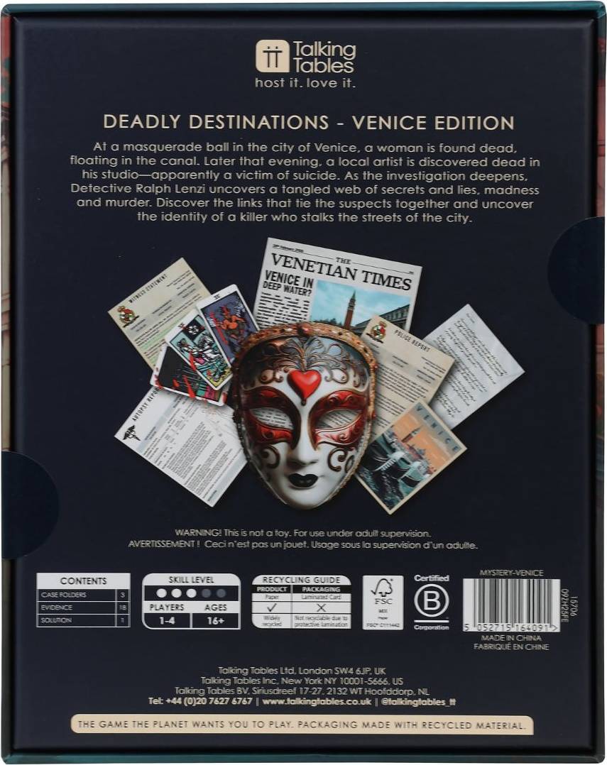 Host Your Own Murder Mystery Venice