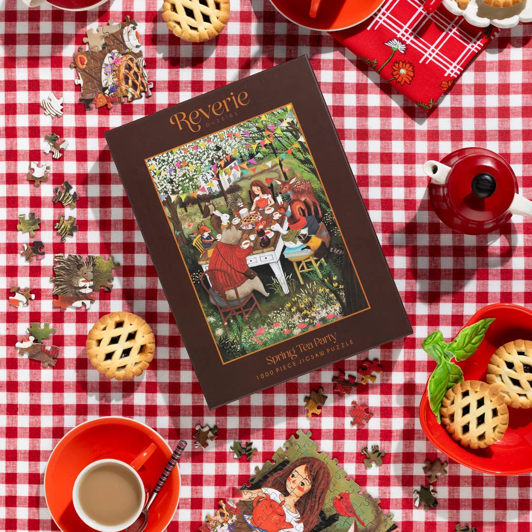 Spring Tea Party Jigsaw Puzzle (1000 Pieces)