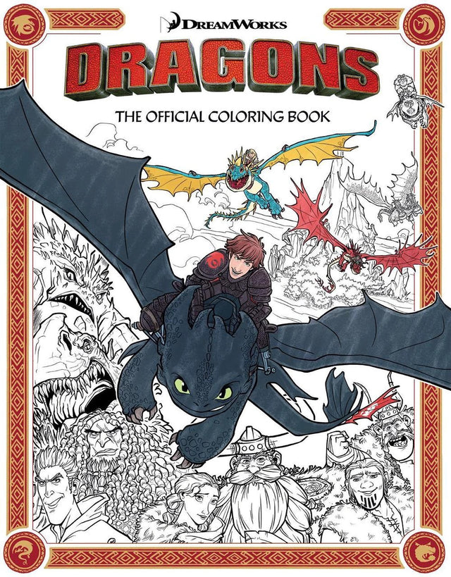 DreamWorks Dragons: The Official Coloring Book