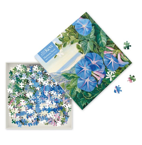 Adult Jigsaw Puzzle Kew: Marianne North: Amatungula and Blue Ipomoea, South Africa