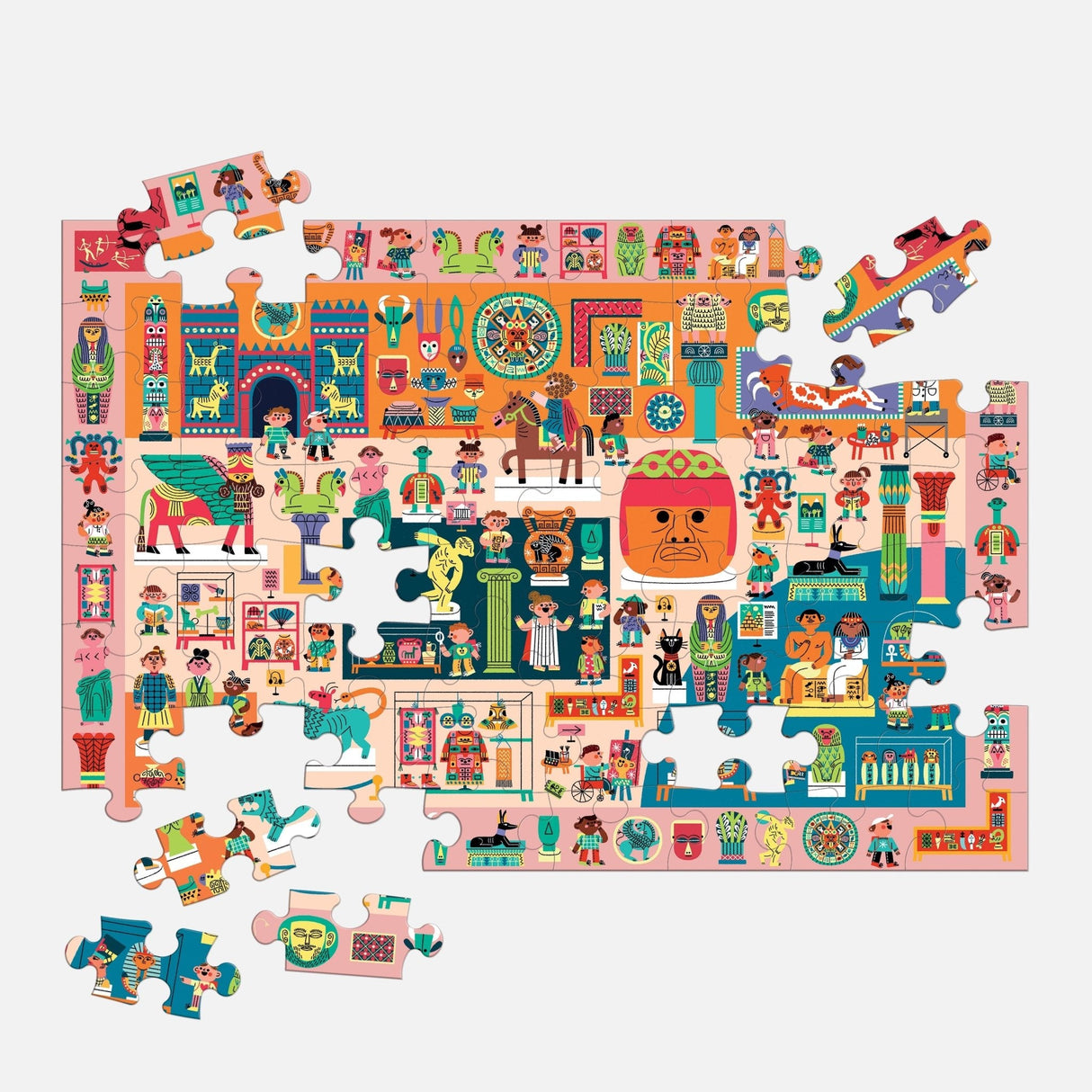 MudPuppy: Art & Culture At the Museum Search & Find Puzzle - 64pc