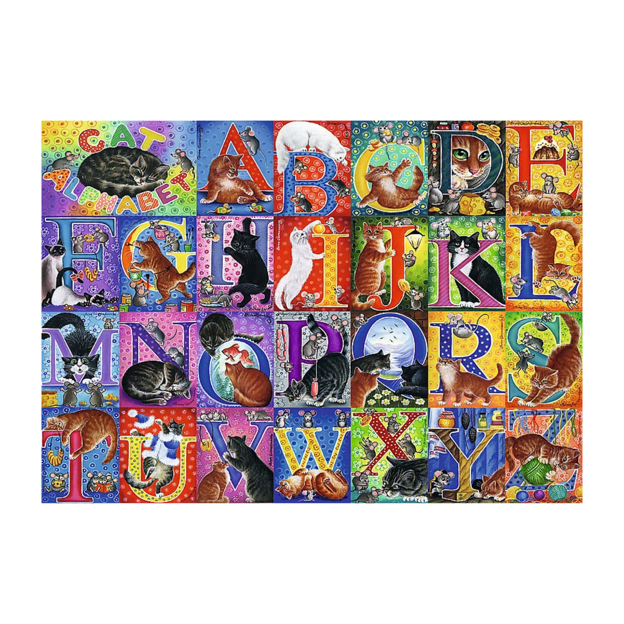 Trefl: Cat's Alphabet - 500pc Jigsaw Puzzle