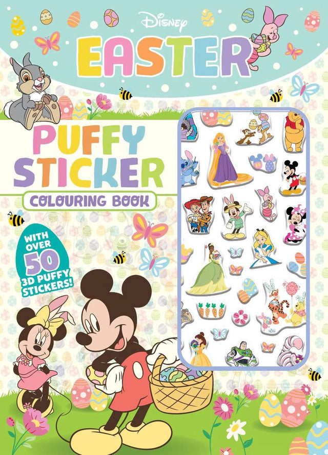 Disney: Easter Puffy Sticker Colouring Book