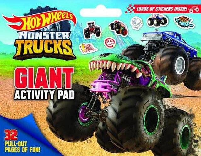 Hot Wheels Monster Trucks: Giant Activity Pad (Mattel)