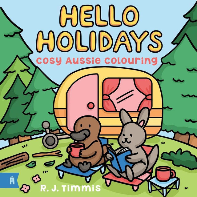 Hello Holidays: Cosy Aussie Colouring