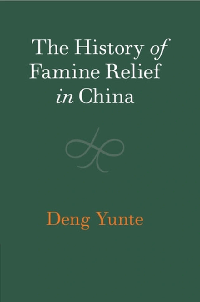 The History of Famine Relief in China