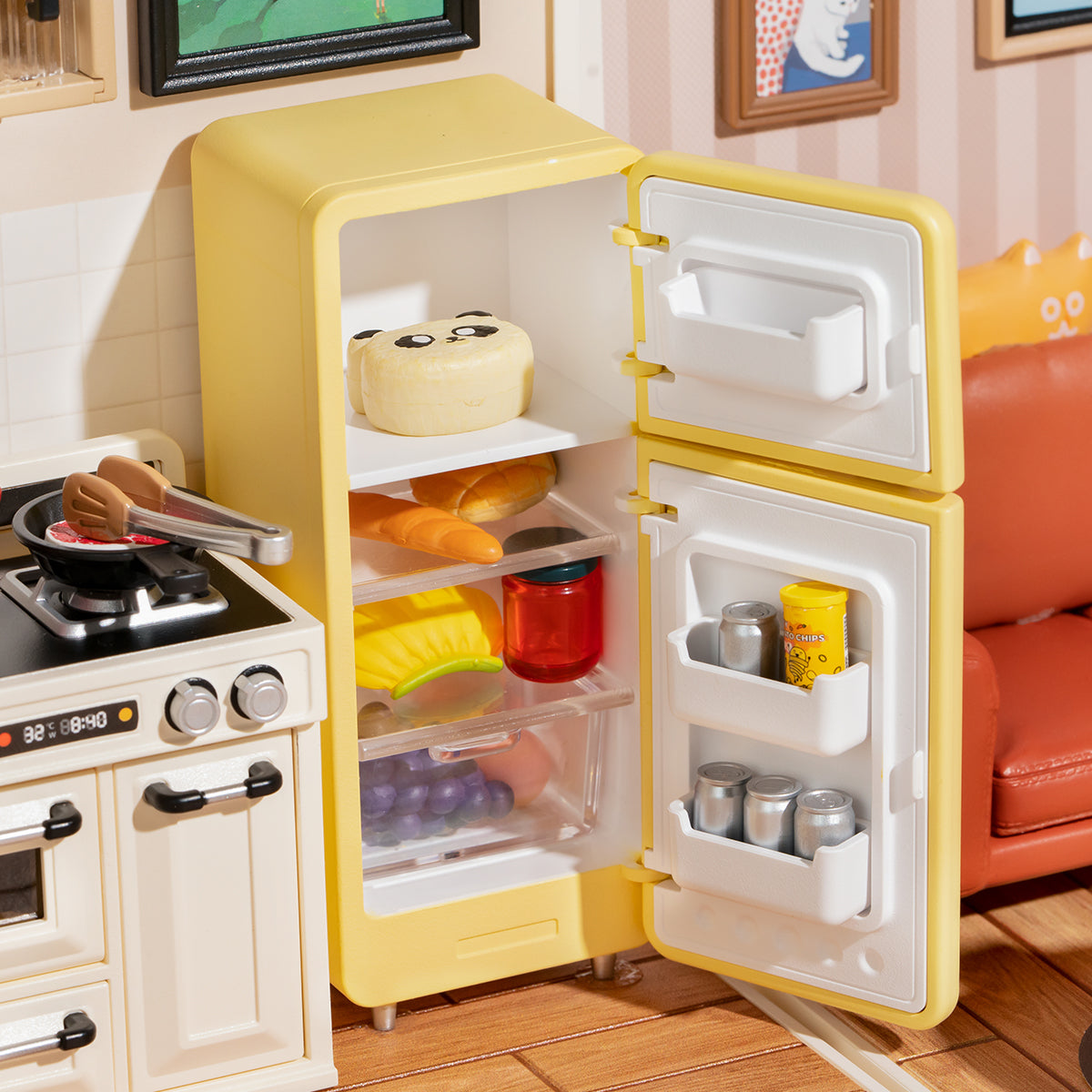 Rolife: Happy Meals Kitchen - Super Creator Plastic DIY Miniature Puzzle