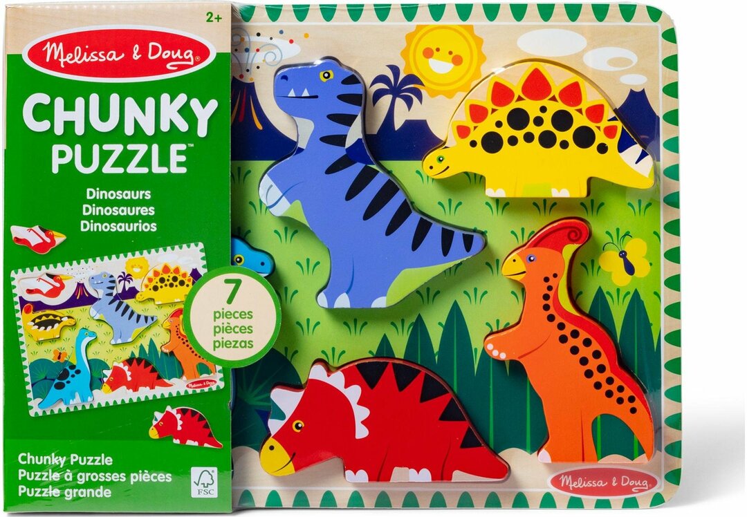 Melissa & Doug - Dinosaurs Chunky Puzzle