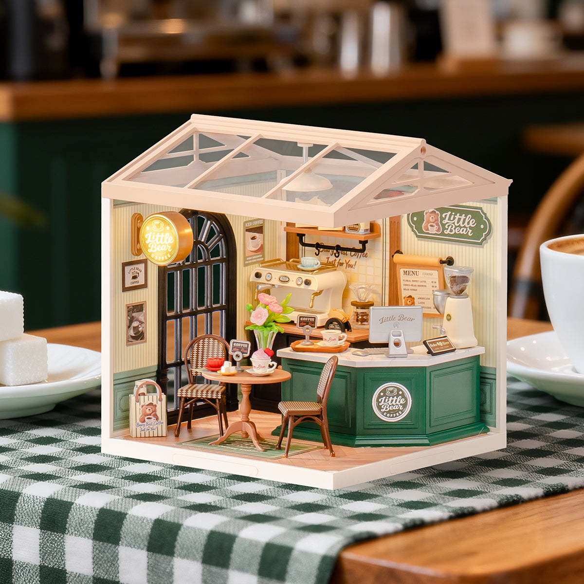 Rolife: Perfect Romance Café - Super Creator Plastic DIY Miniature Puzzle