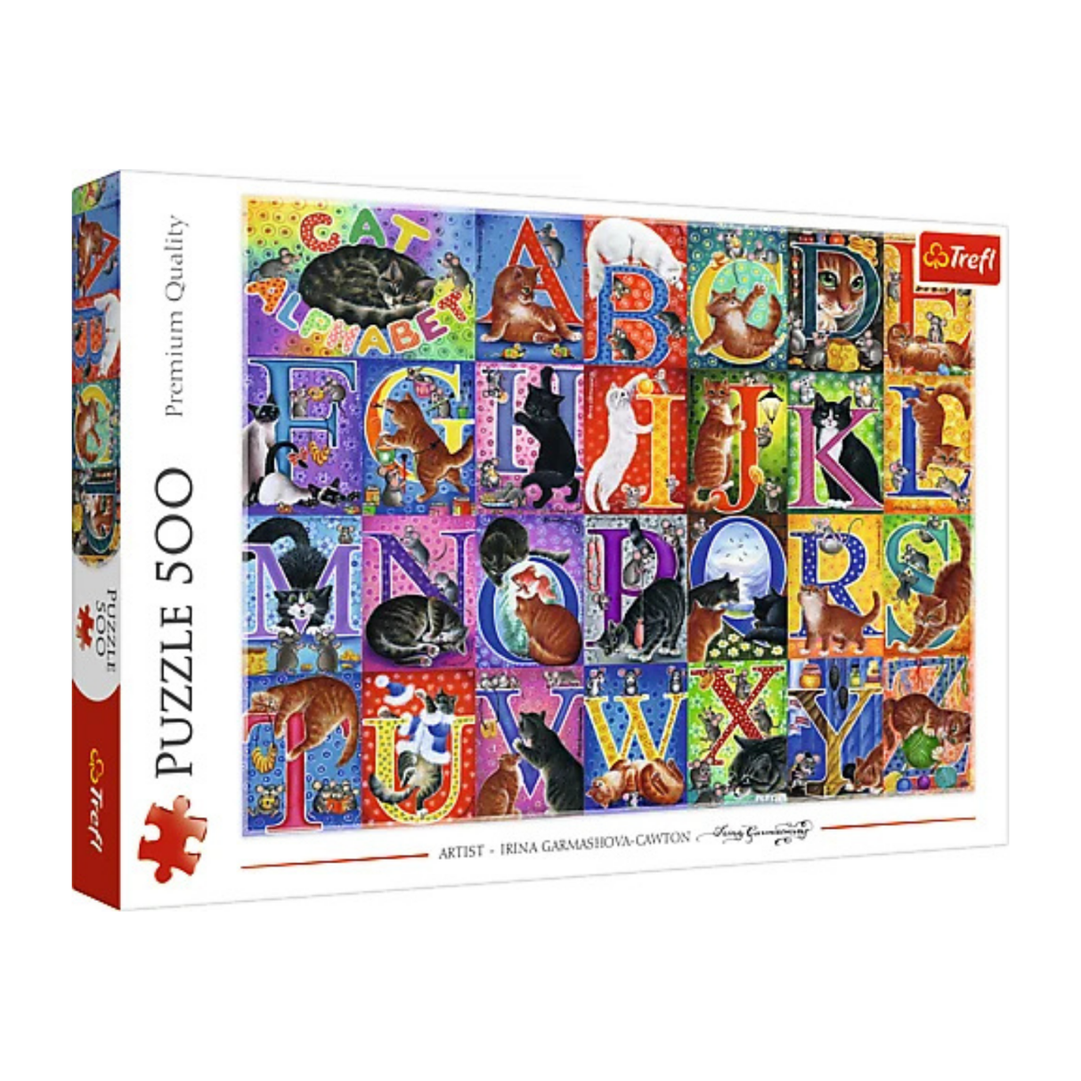 Trefl: Cat's Alphabet - 500pc Jigsaw Puzzle