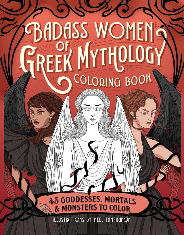 Badass Women of Greek Mythology Coloring Book