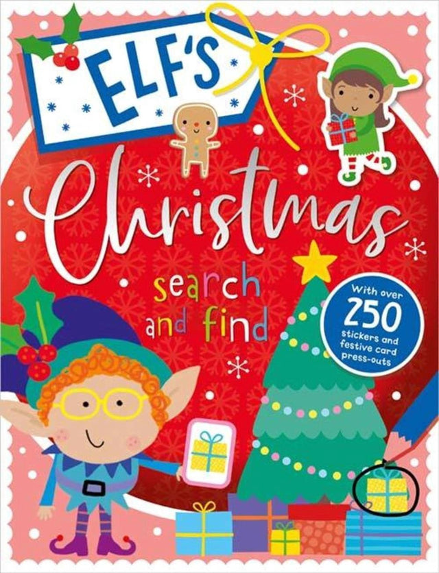Elf’s Christmas Search and Find Sticker Activity Book