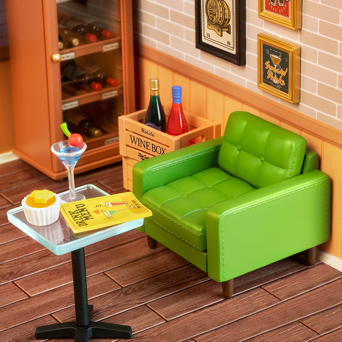 Rolife: Leisurely Cheers Bar - Super Creator Plastic DIY Miniature Puzzle