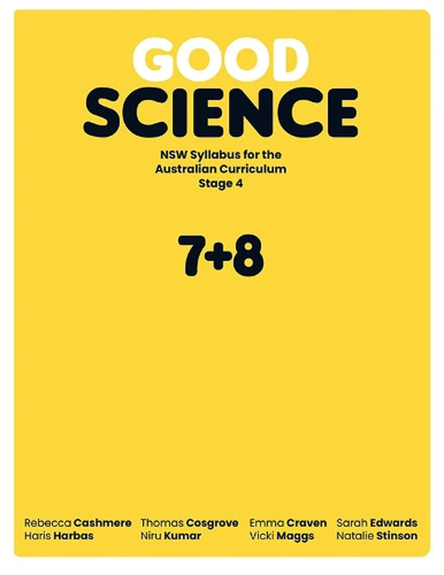 Good Science Stage 4 NSW Syllabus for the Australian Curriculum StudentBook + Digital
