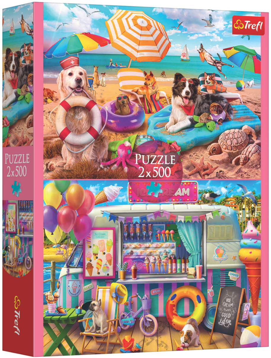 Trefl: Summer Time - 2x500pc Jigsaw Puzzle