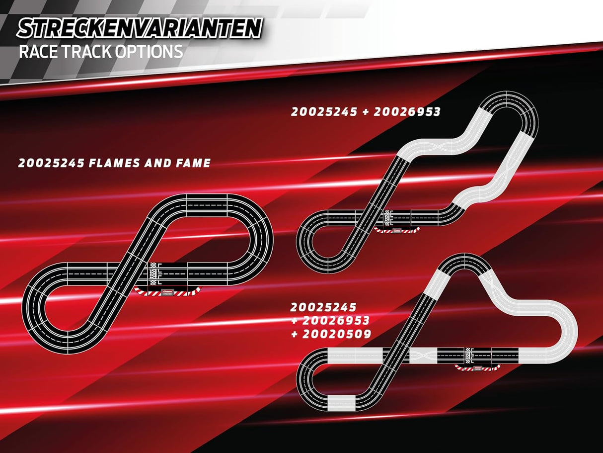Carrera: Evolution Flames & Fame Slot Car Set