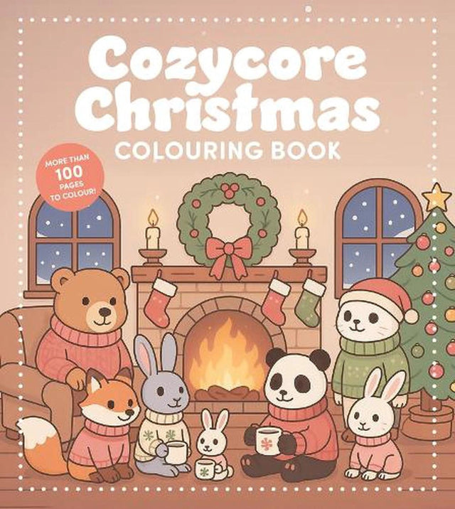 Cozycore Christmas Colouring Book