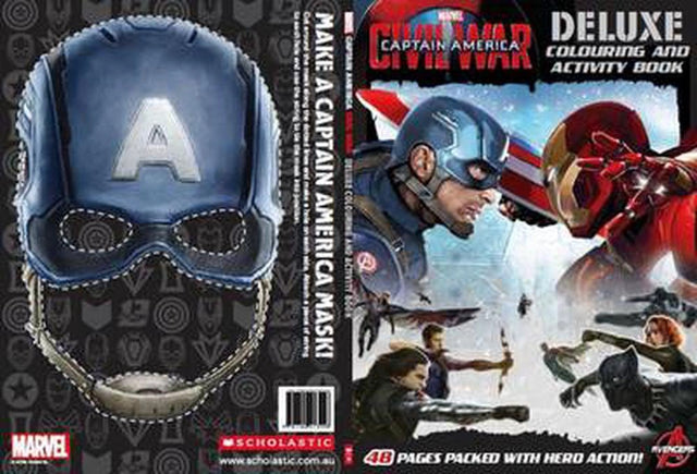 Marvel: Captain America: Civil War Deluxe Colouring and Activity Book