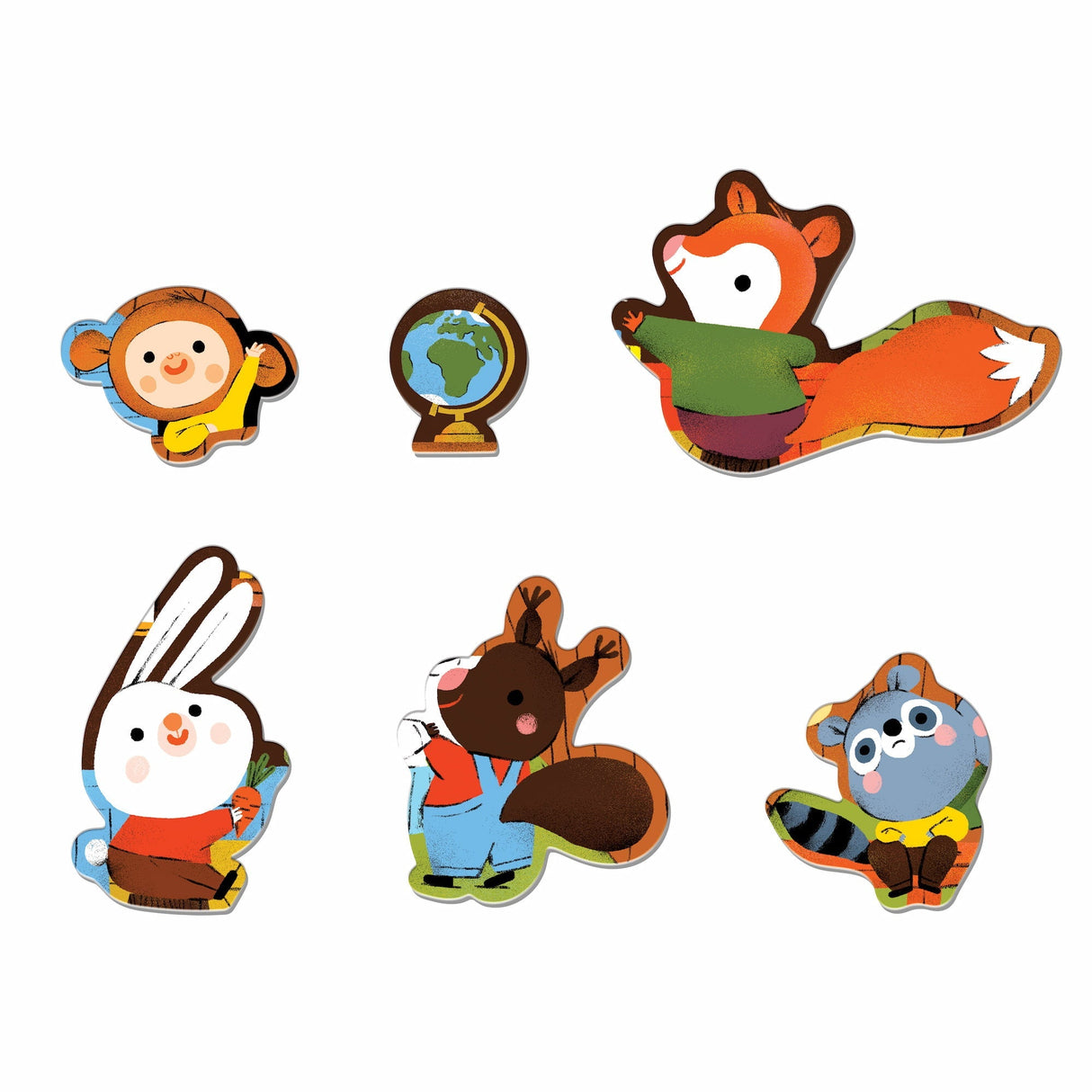 MudPuppy: Forest School Floor Puzzle with Shaped Pieces - 25 Piece