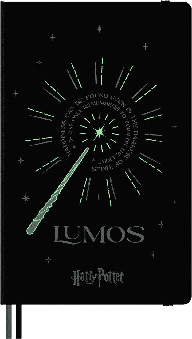 Moleskine LE Harry Potter Notebook Large Ruled Lumos