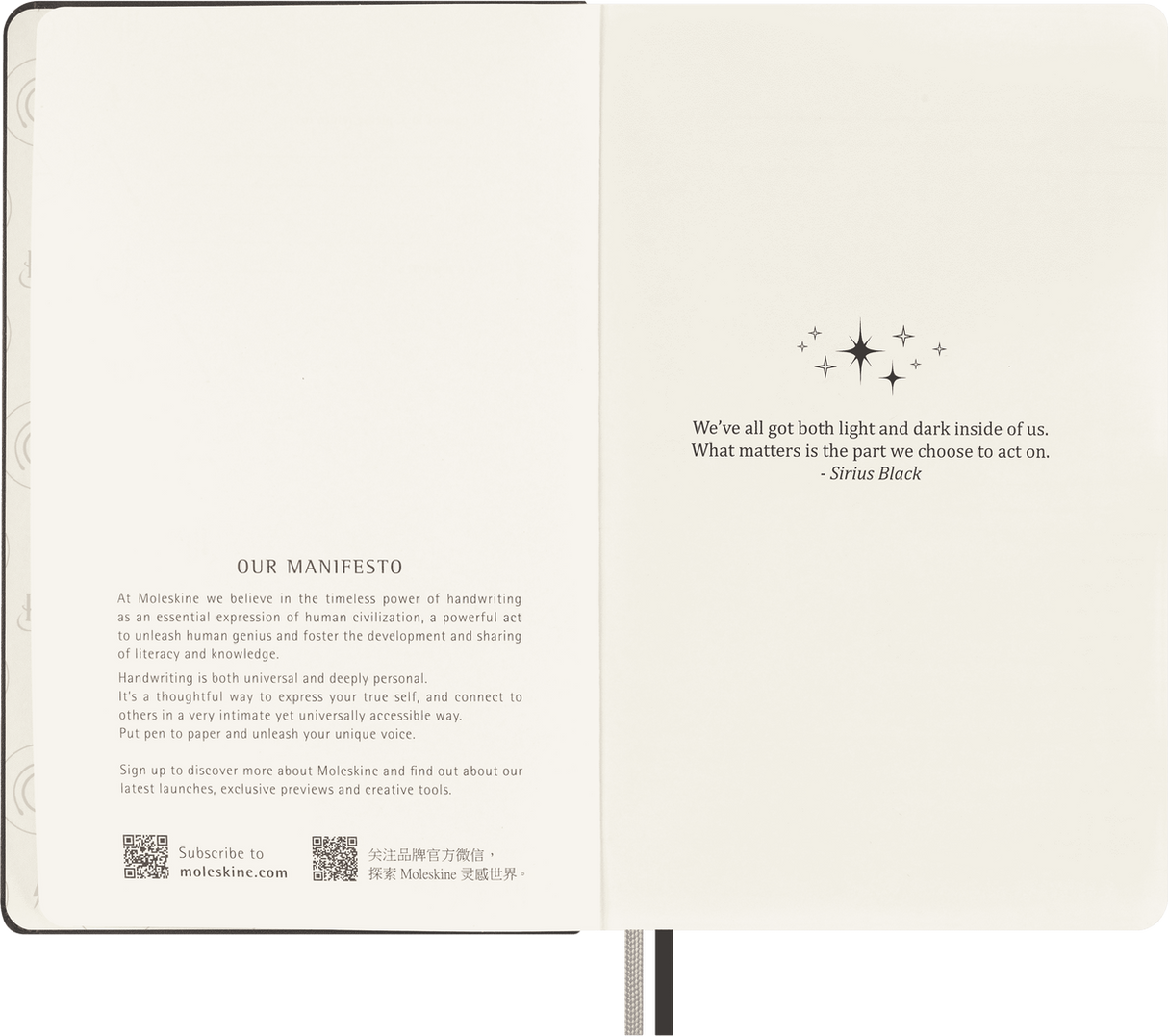 Moleskine LE Harry Potter Notebook Large Ruled Lumos