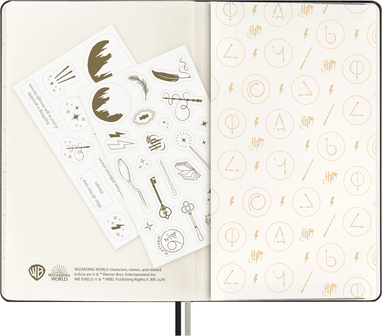 Moleskine LE Harry Potter Notebook Large Ruled Lumos