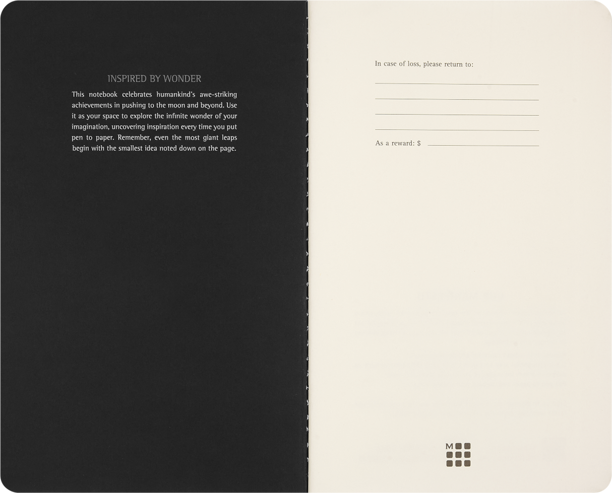 Moleskine LE NASA Cahier Set 2 Plain