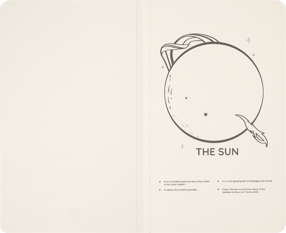 Moleskine LE NASA Large Volant Journal Plain Glow in the Dark