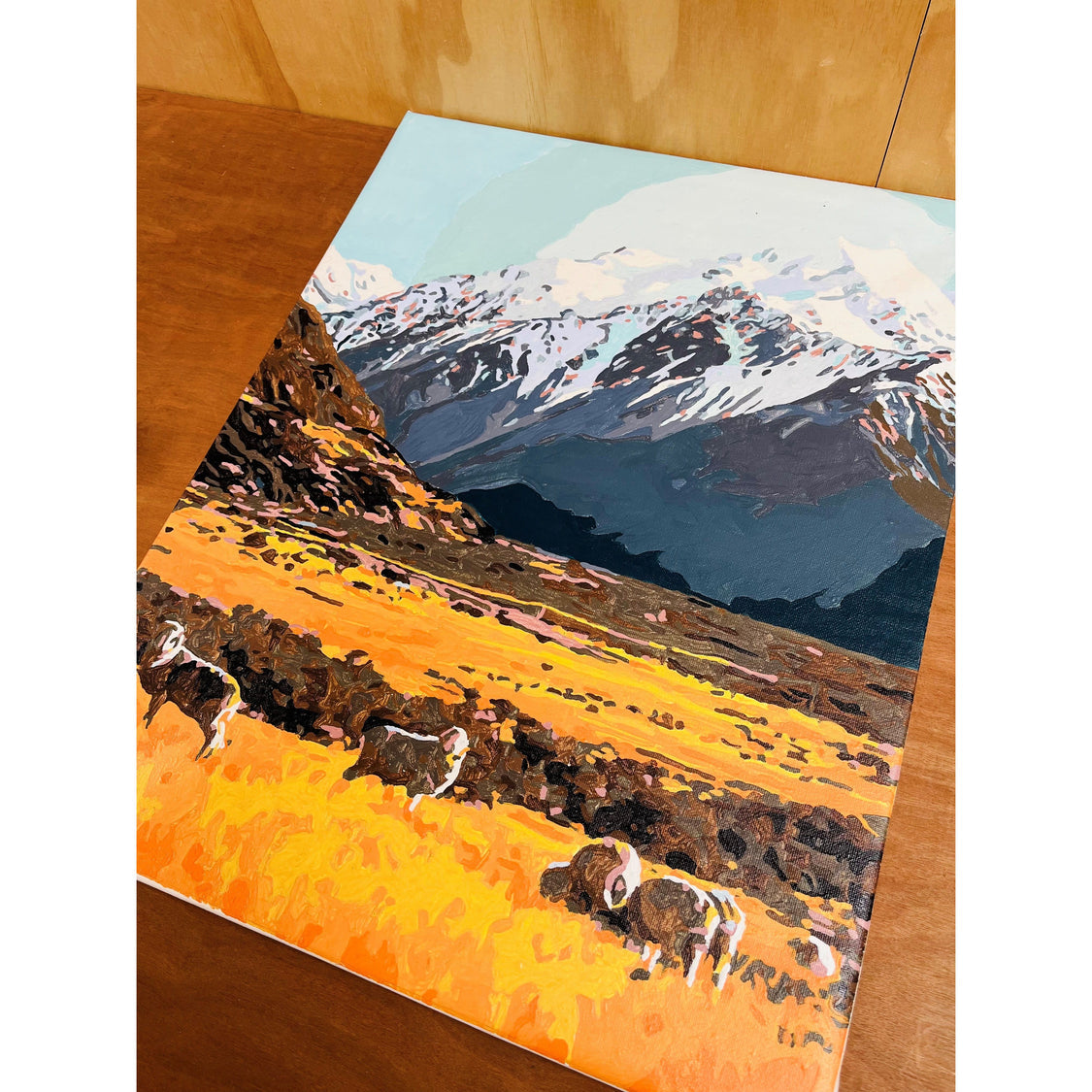 Kiwi Paint By Numbers - High Country Merinos