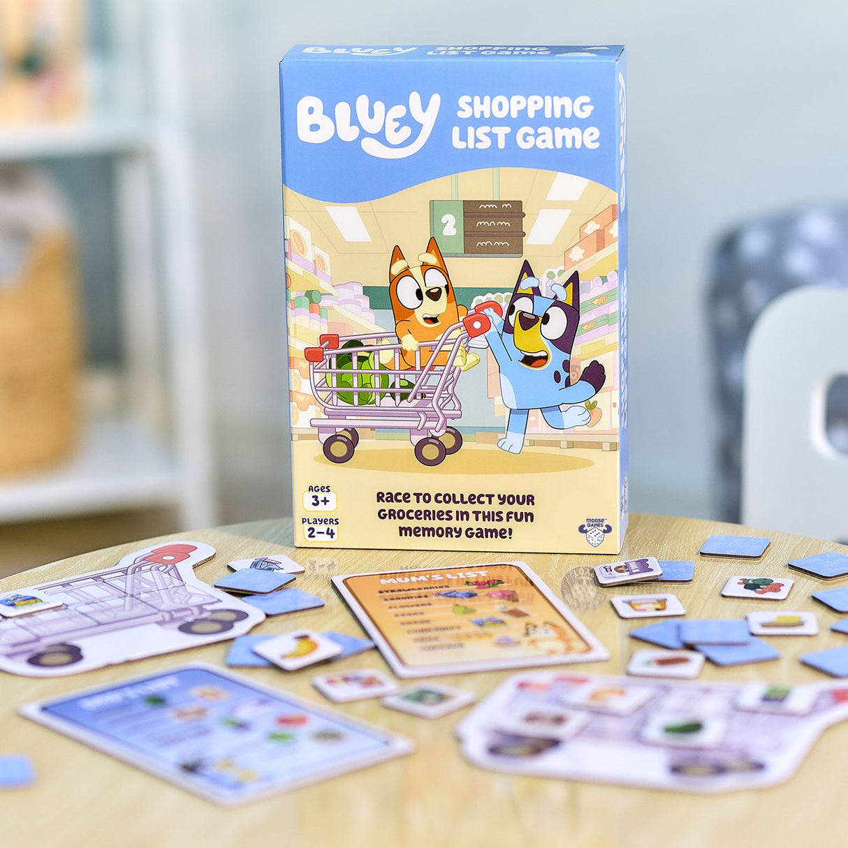 Bluey Shopping List Game