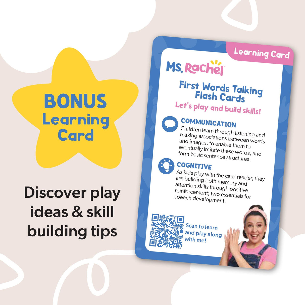 Ms. Rachel First Words Card Reader