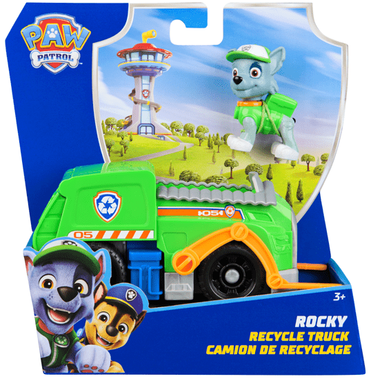 Paw Patrol Vehicles: Rocky - Recycle Truck