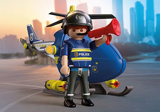 Playmobil: City Action - Police Helicopter with Radar Function