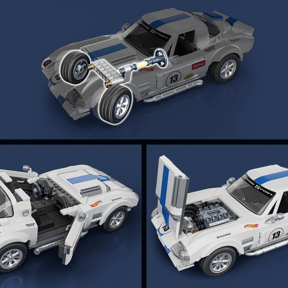 Mattel Brick Shop: Hot Wheels Corvette Grand Sport