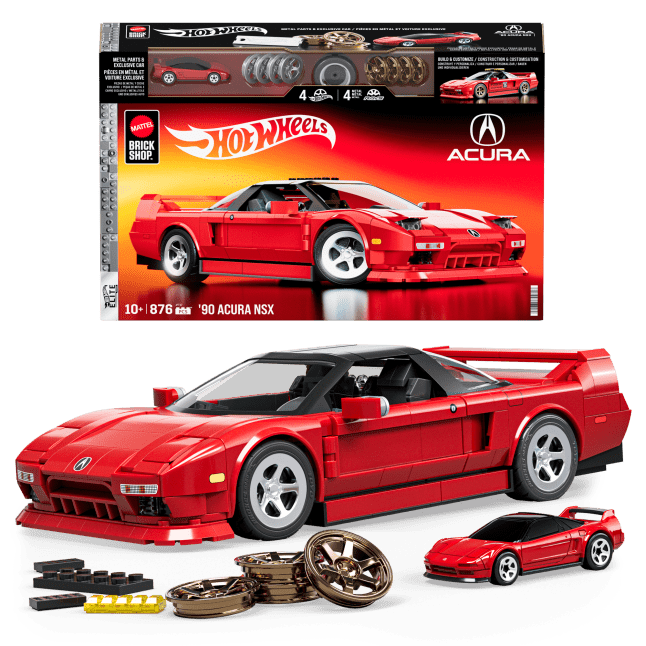 Mattel Brick Shop: Hot Wheels '90 Acura NSX