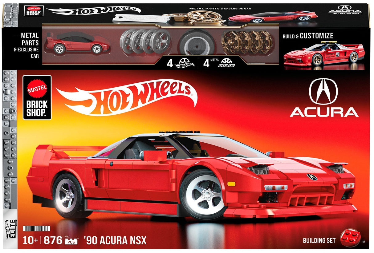 Mattel Brick Shop: Hot Wheels '90 Acura NSX