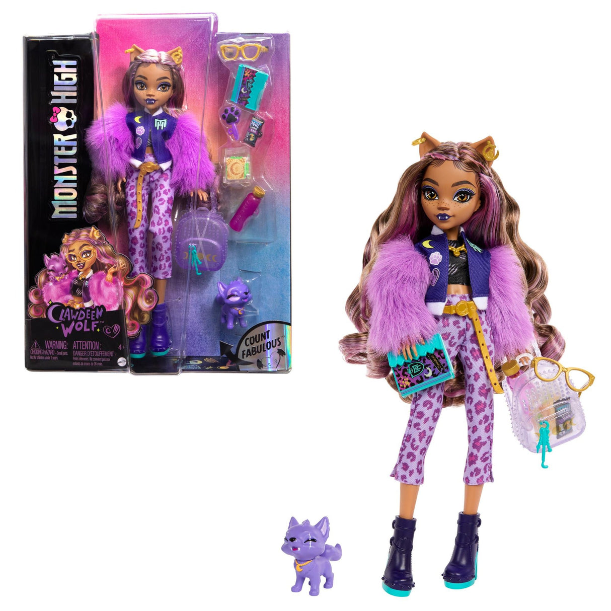 Monster High Fashion Doll: Clawdeen Wolf