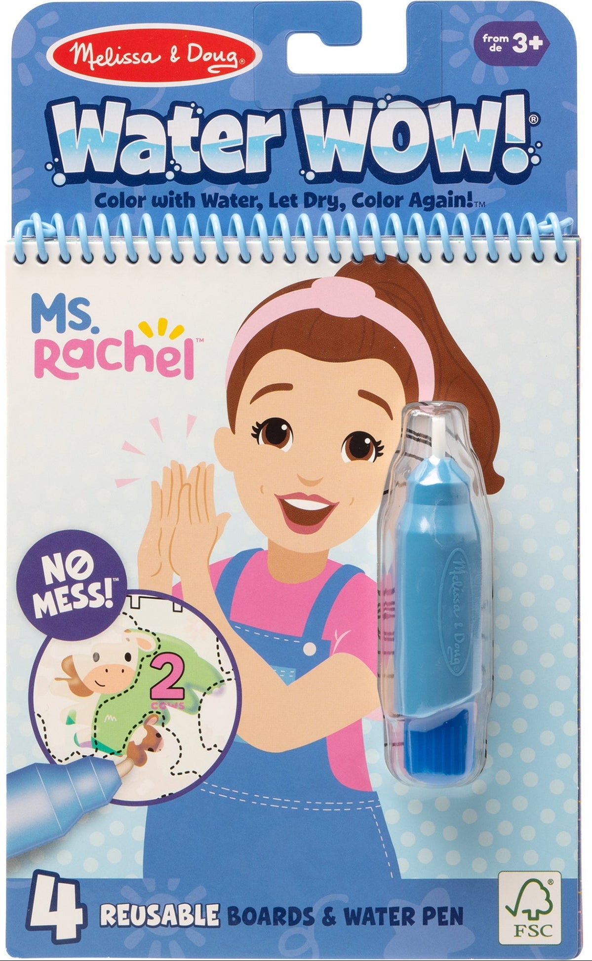 Melissa & Doug: Ms. Rachel Water WOW! Reveal Pad - Find & Count
