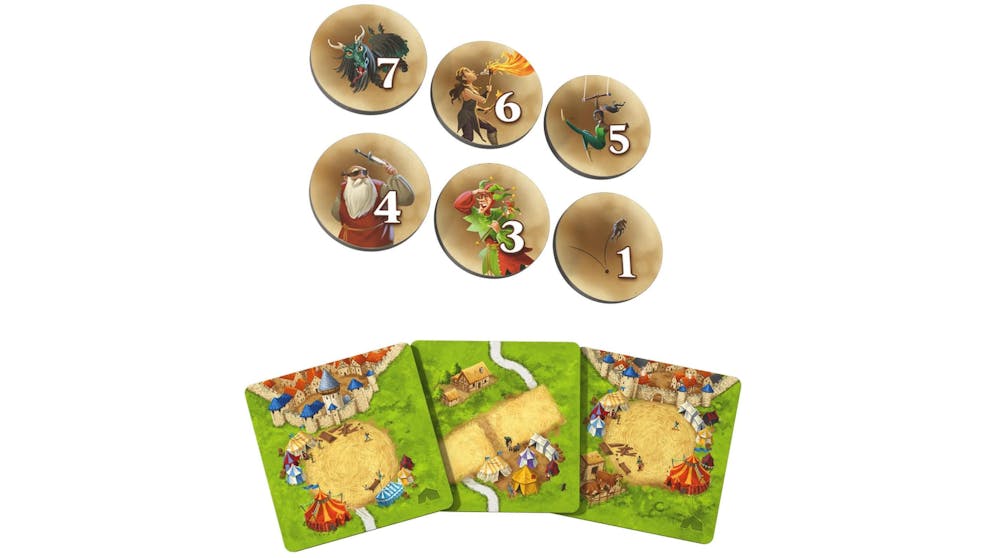 Carcassonne Expansion 10 - Circus and Artist (2025 Redesign)