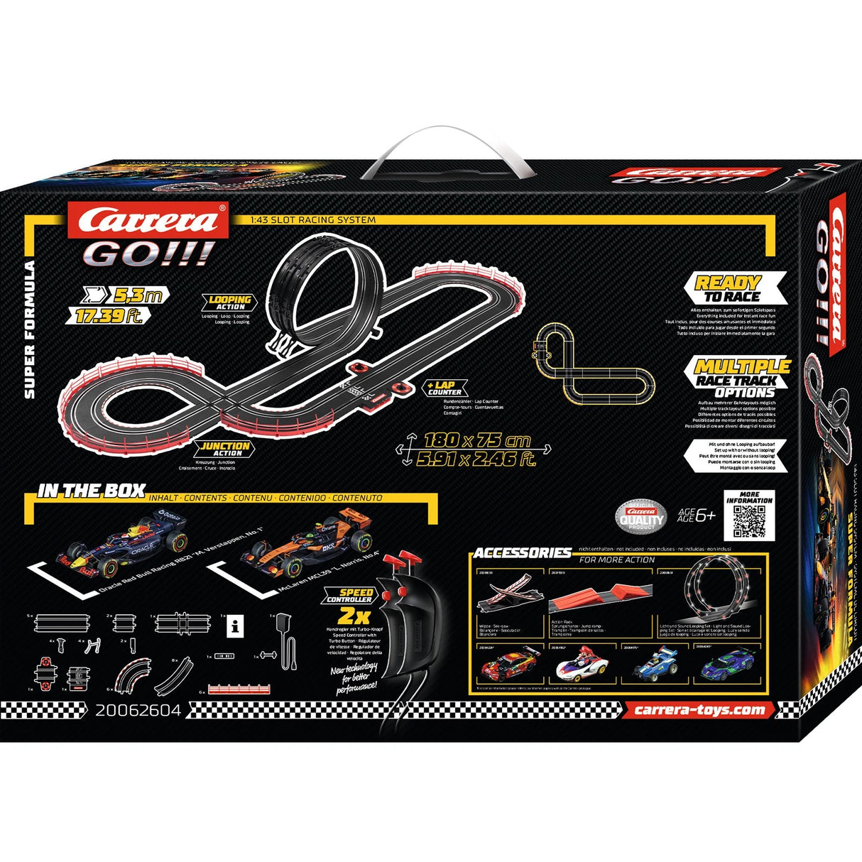 Carrera GO!!! Super Formula F1 Slot Car Set